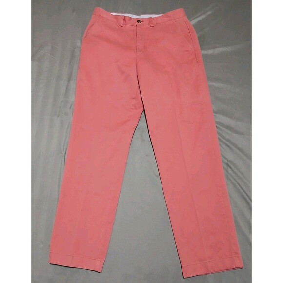 Brooks Brothers Other - Brooks Brothers Chino Pants Mens 32x30 Pink Clark Cotton Stretch Straight Preppy